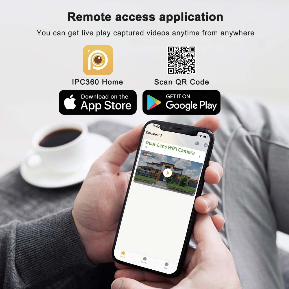 12MP 5K WI-FI Camera Wireless AI Detect 2-way audio security systems BushLine