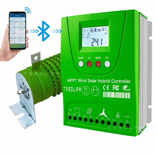 500, 600, 800watt, 1kw & 1.2kw Hybrid Wind Solar Controller Wind Power  BushLine