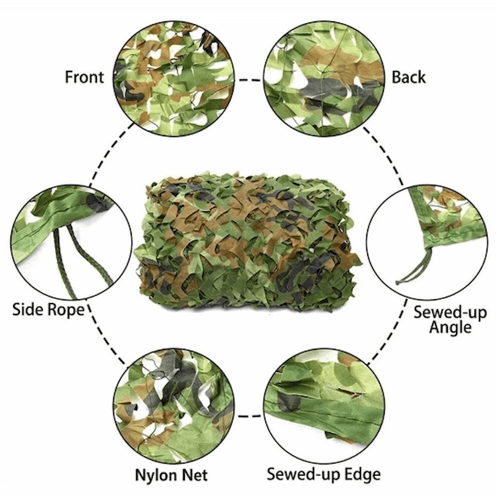 3D Camouflage Sun Shade Netting army surplus