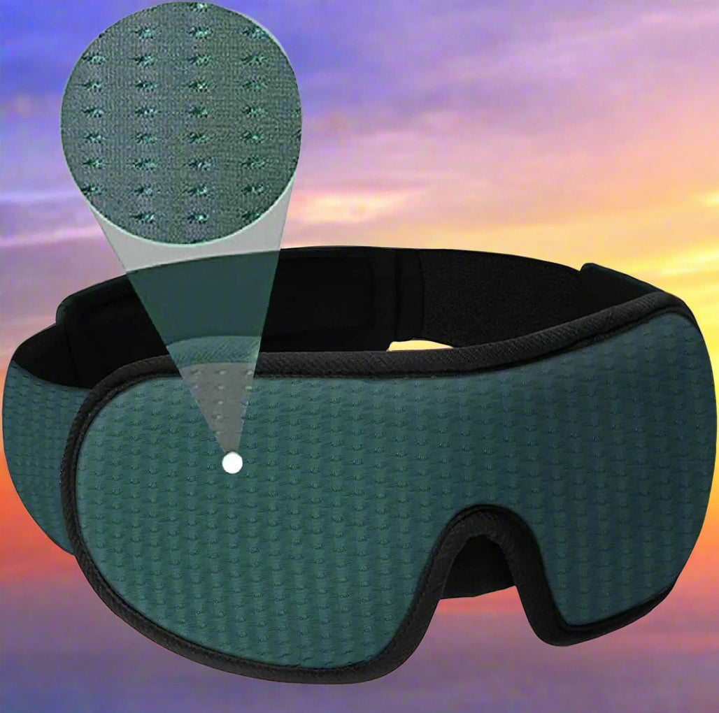 3D Mask for Sleep Light Blockout Soft Padded Camping Equipment BushLine