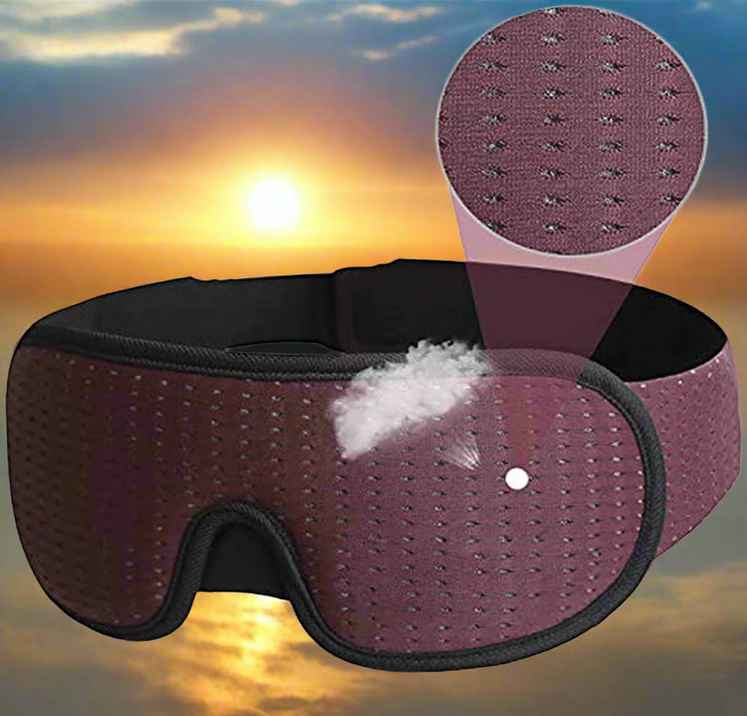 3D Mask for Sleep Light Blockout Soft Padded Camping Equipment BushLine