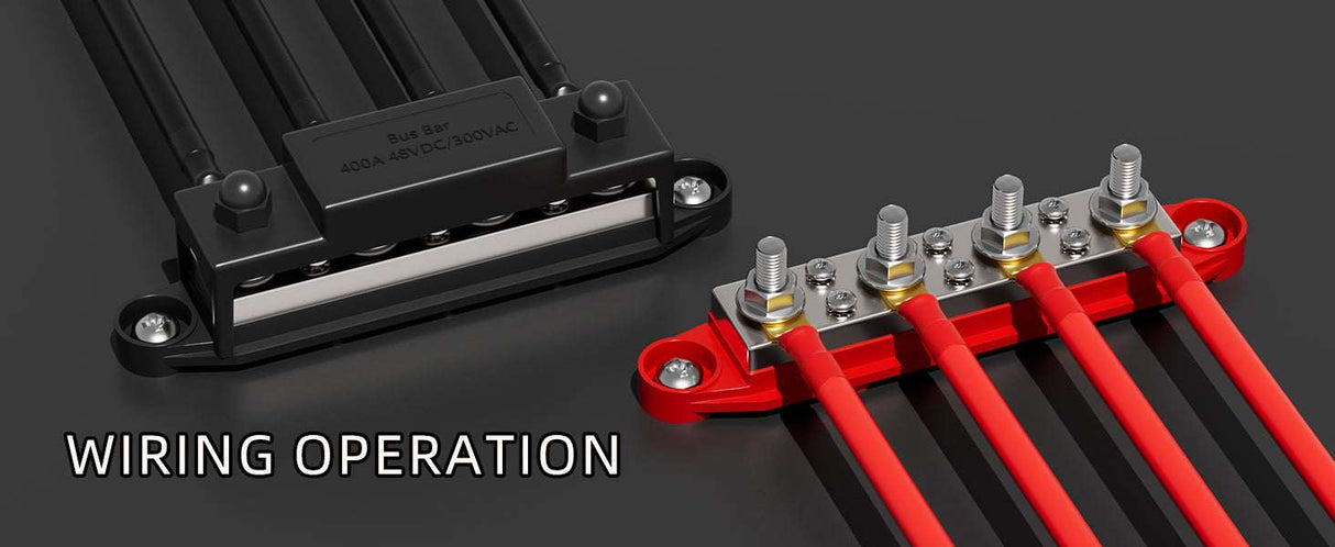 48V DC 400A Power Bus Bar M8 & M10 Set electrical supplys BushLine