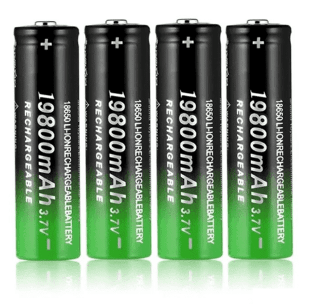 18650 battery 3.7V 9900mAh rechargeable lithium-ion Batteries BushLine four  