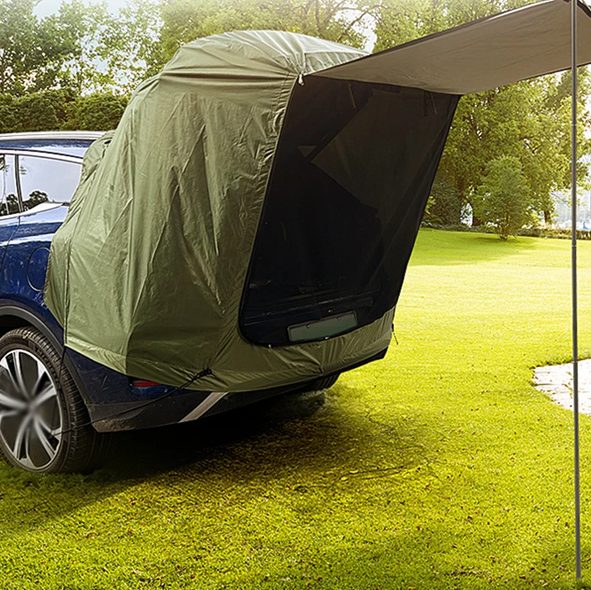 SUV 4x4 Canopy Rear Extension Tent Sun Rain-Proof Car Rear Tent Camping Equipment BushLine