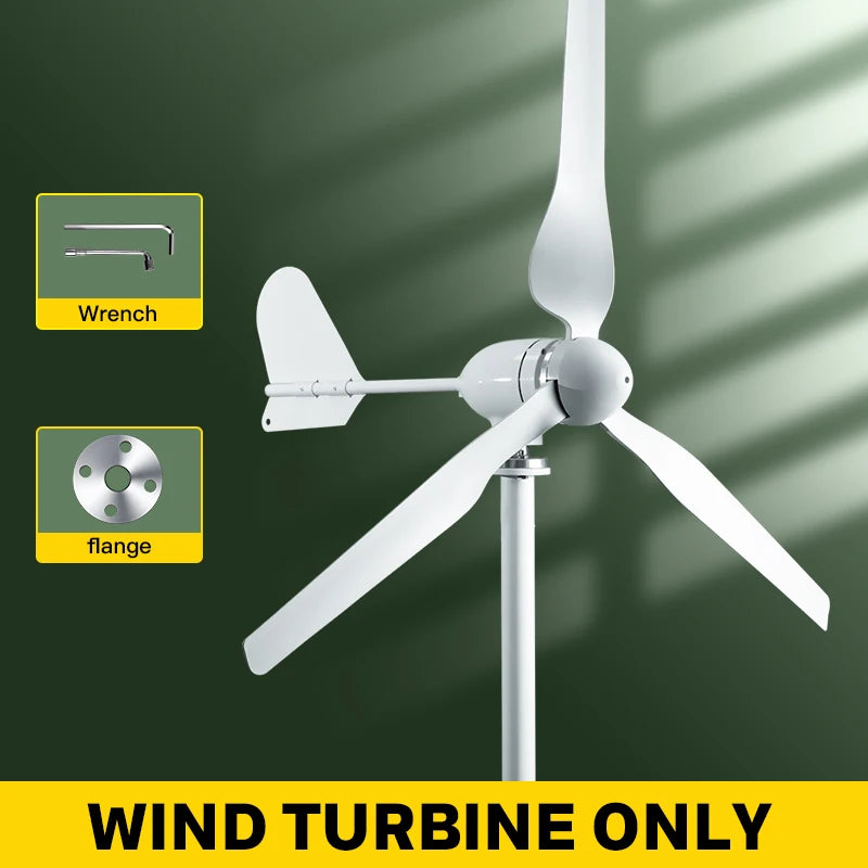 5000W & 2000W Horizontal M6 Wind Turbine Generator Wind Turbine BushLine