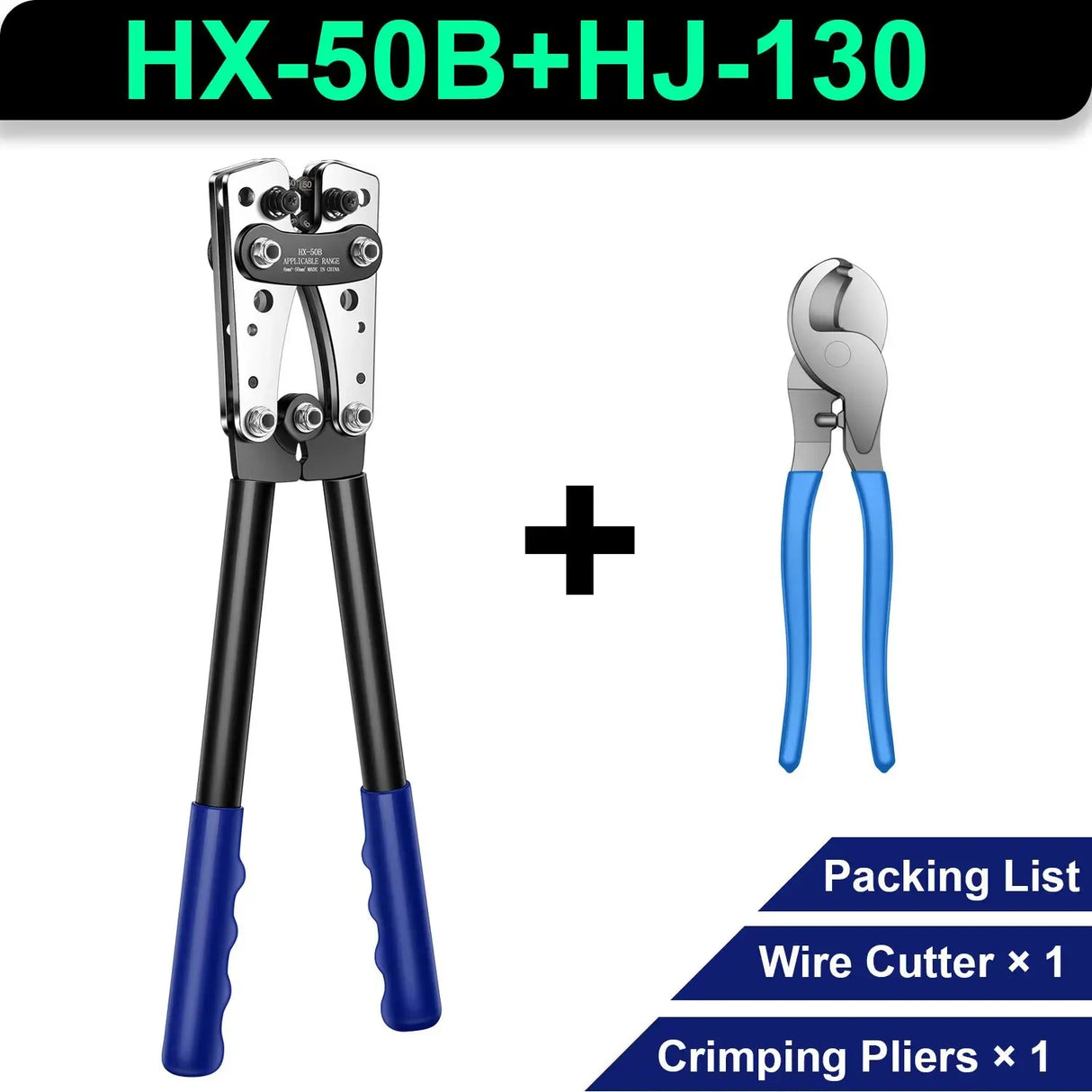 6-50mm Cable Lug Crimping Tool Terminal Crimper electrical supplys BushLine