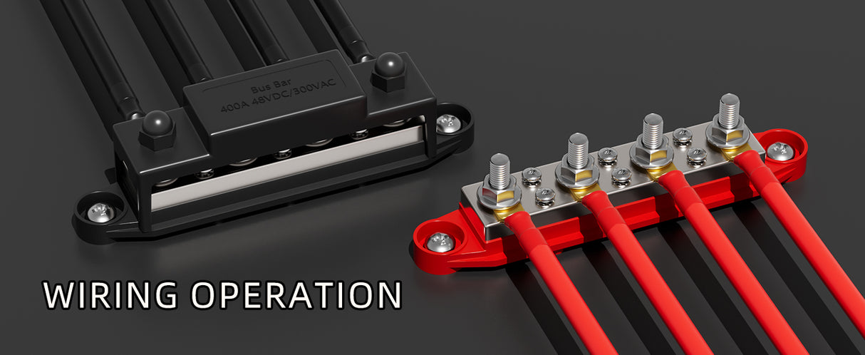 48V DC 400A Power Bus Bar M8 & M10 Set electrical supplys BushLine