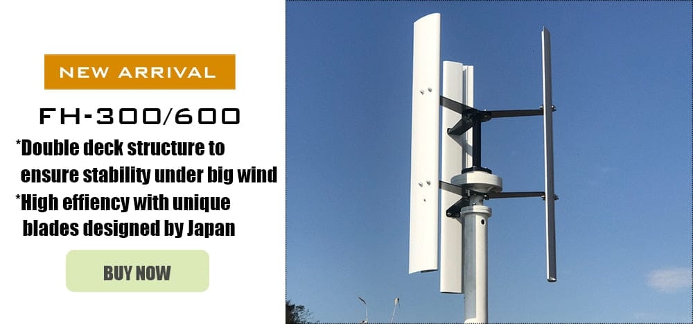 800W & 1000W Wind Turbine Generator Wind Power BushLine
