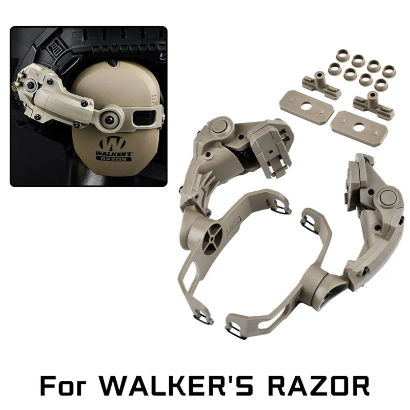 ARC Walker's Razor Headset Helmet Mount Bracket Adapter Helmet & Pack Accessories