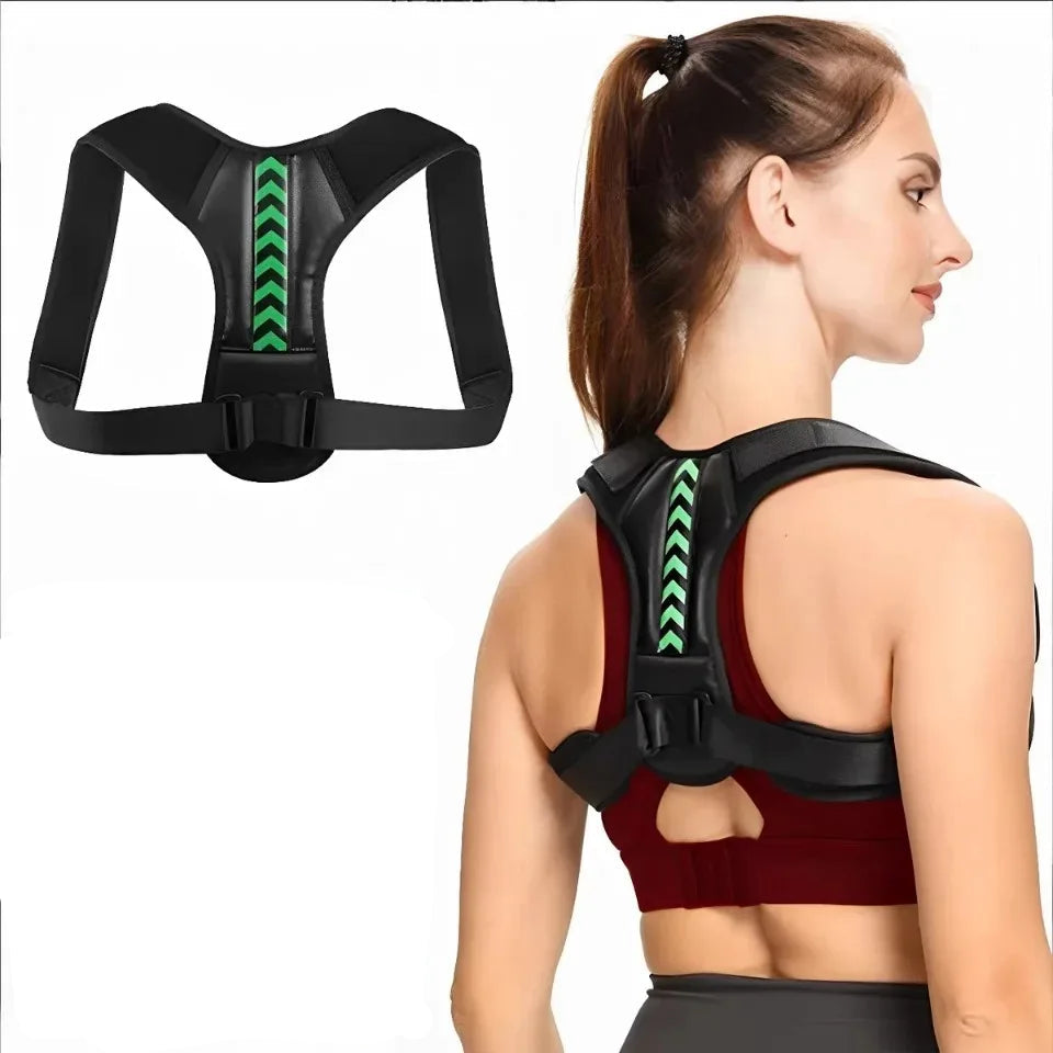 Adjustable posture support brace