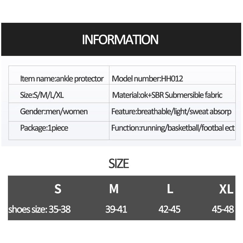 Ankle Support Elastic Breathable Health BushLine