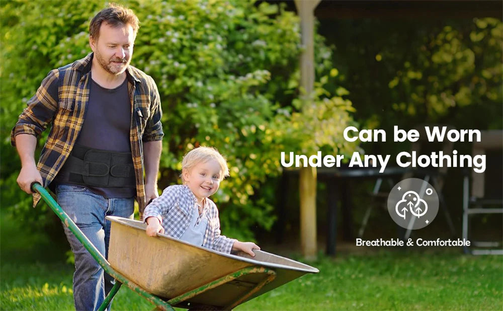 Back Brace for Lower Back Pain Lumbar Support Hi-Vis & Safety BushLine