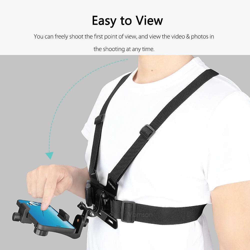 Body Harness Phone Mount Hands Free phone stuff