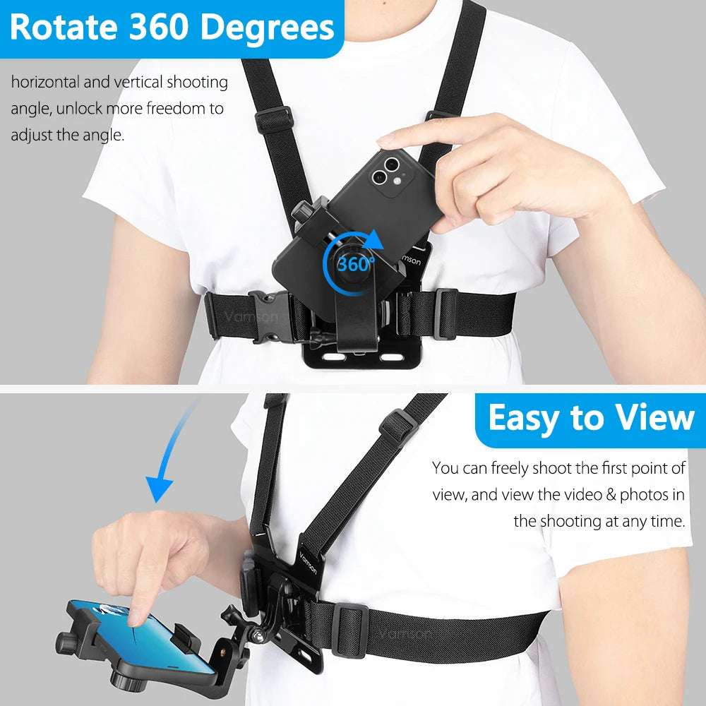 Body Harness Phone Mount Hands Free phone stuff