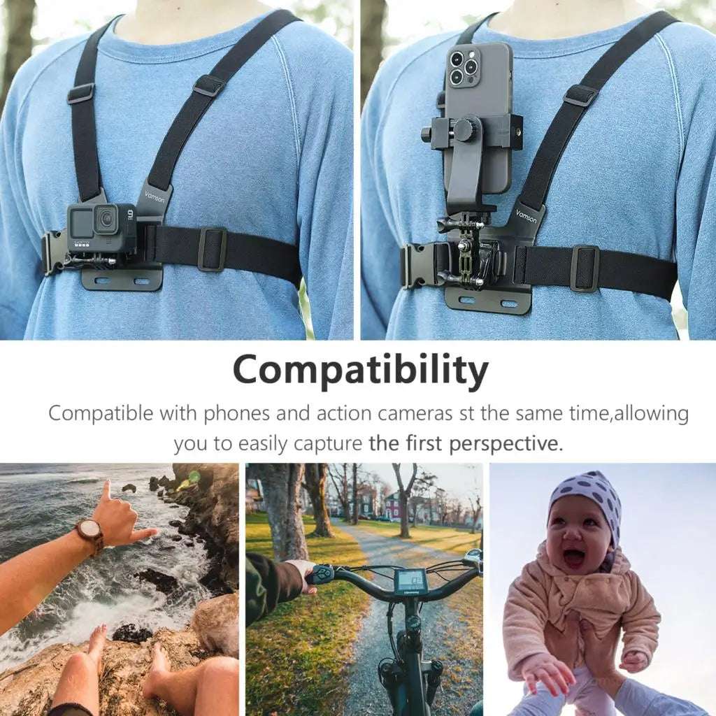 Body Harness Phone Mount Hands Free phone stuff