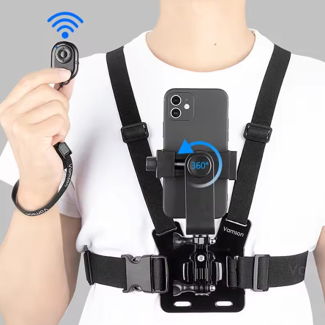 Body Harness Phone Mount Hands Free phone stuff
