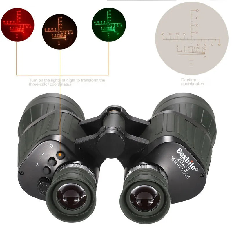 Boshile 20x50 Auto-Focus Binoculars Long Range Waterproof Binoculars BushLine