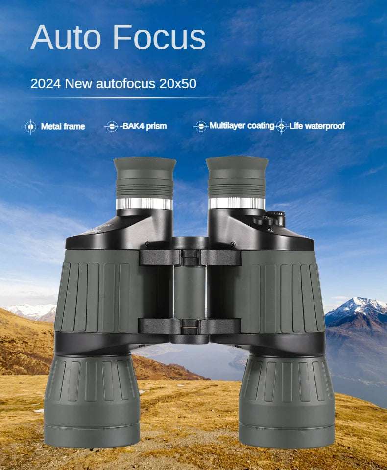 Boshile 20x50 Auto-Focus Binoculars Long Range Waterproof Binoculars BushLine