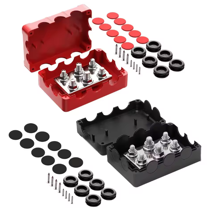 500A Marine Bus Bar 48V Power Distribution Block M10 & M8 in 1 electrical supplys BushLine