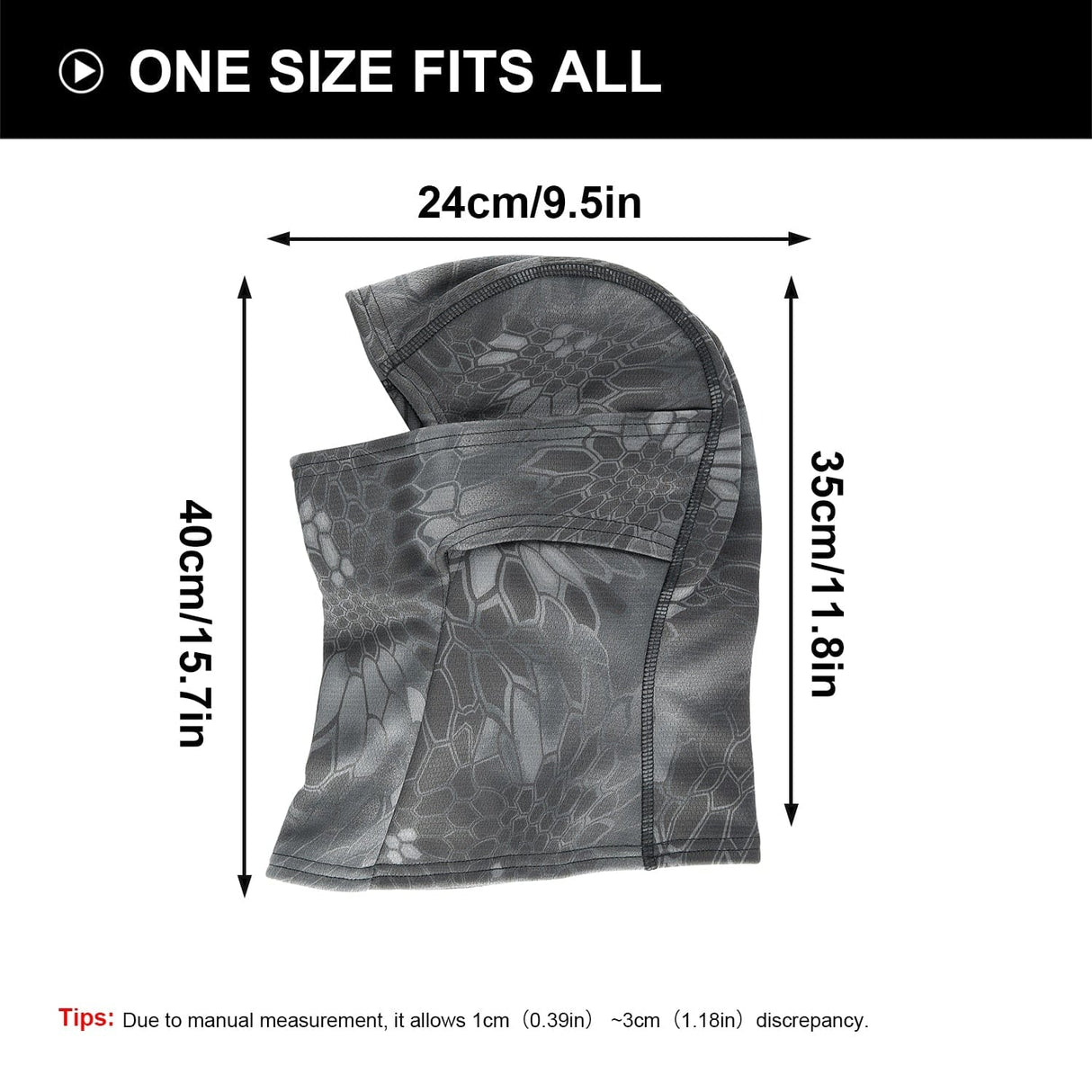 Camouflage Full Face Balaclava Summer BushLine