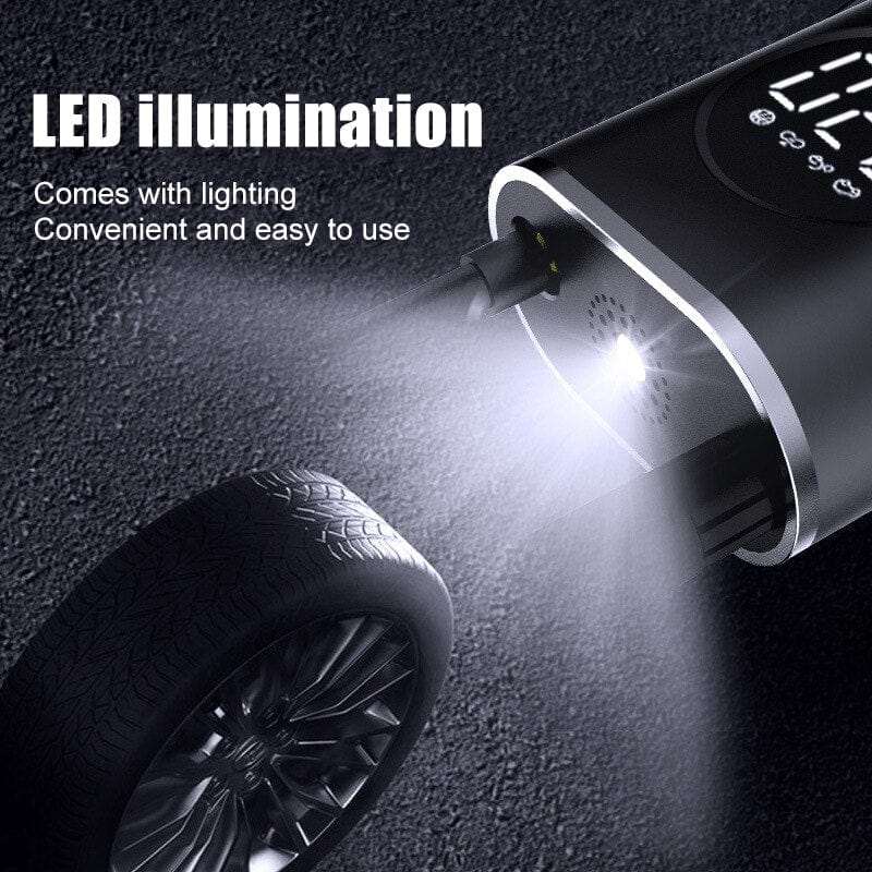 Car Tyre Pump Portable Mini Self Propelled Tyre pump BushLine