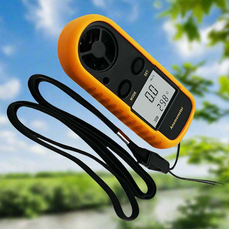 Digital Anemometer 0-30m/s Wind Speed Temp Wind Power  BushLine