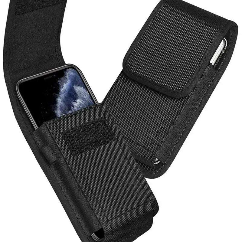 Expandable Phone Holster Belt Loops & Clip phone stuff BushLine 135mm x 75mm