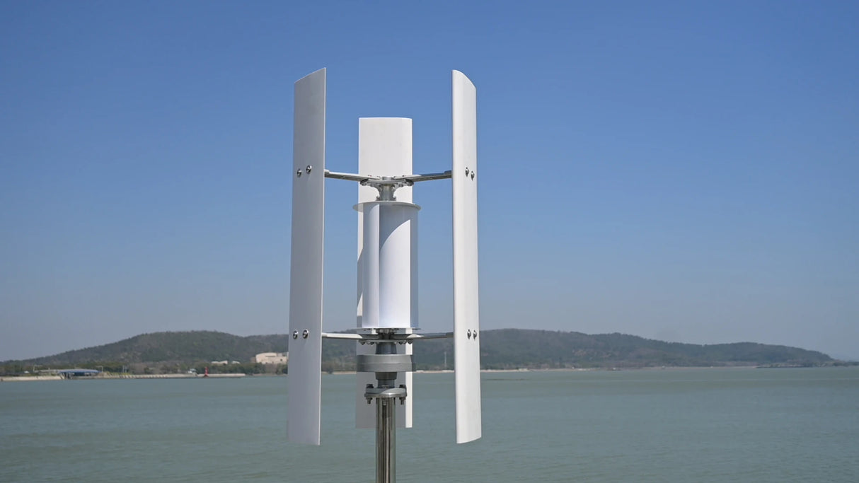 FH-3000watt 3Kw Vertical Wind Turbine 12V 24V 48V Three Blade Wind Power Vertical BushLine