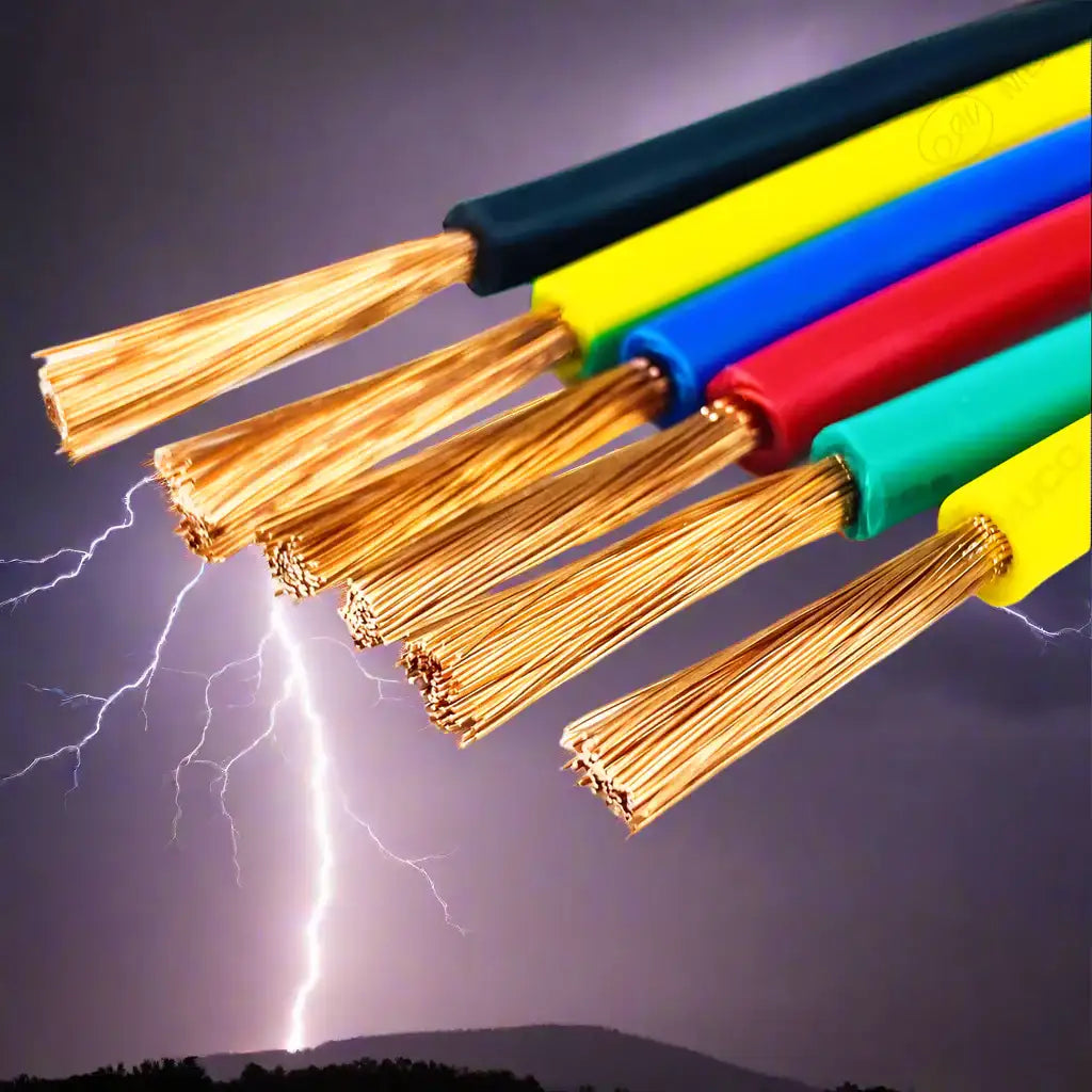 Flexible Copper Wire Electric Power Cable 10 - 20 AWG electrical supplys BushLine