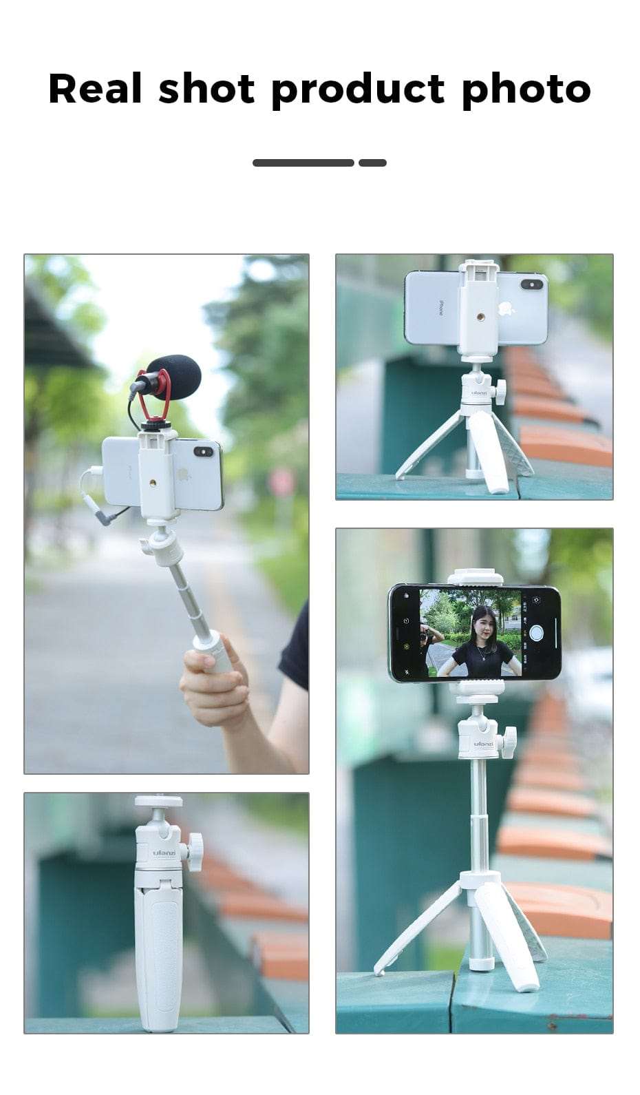 Foldable Tripod for Phone Binoculars or Camera Selfie Stick Smart Technology BushLine