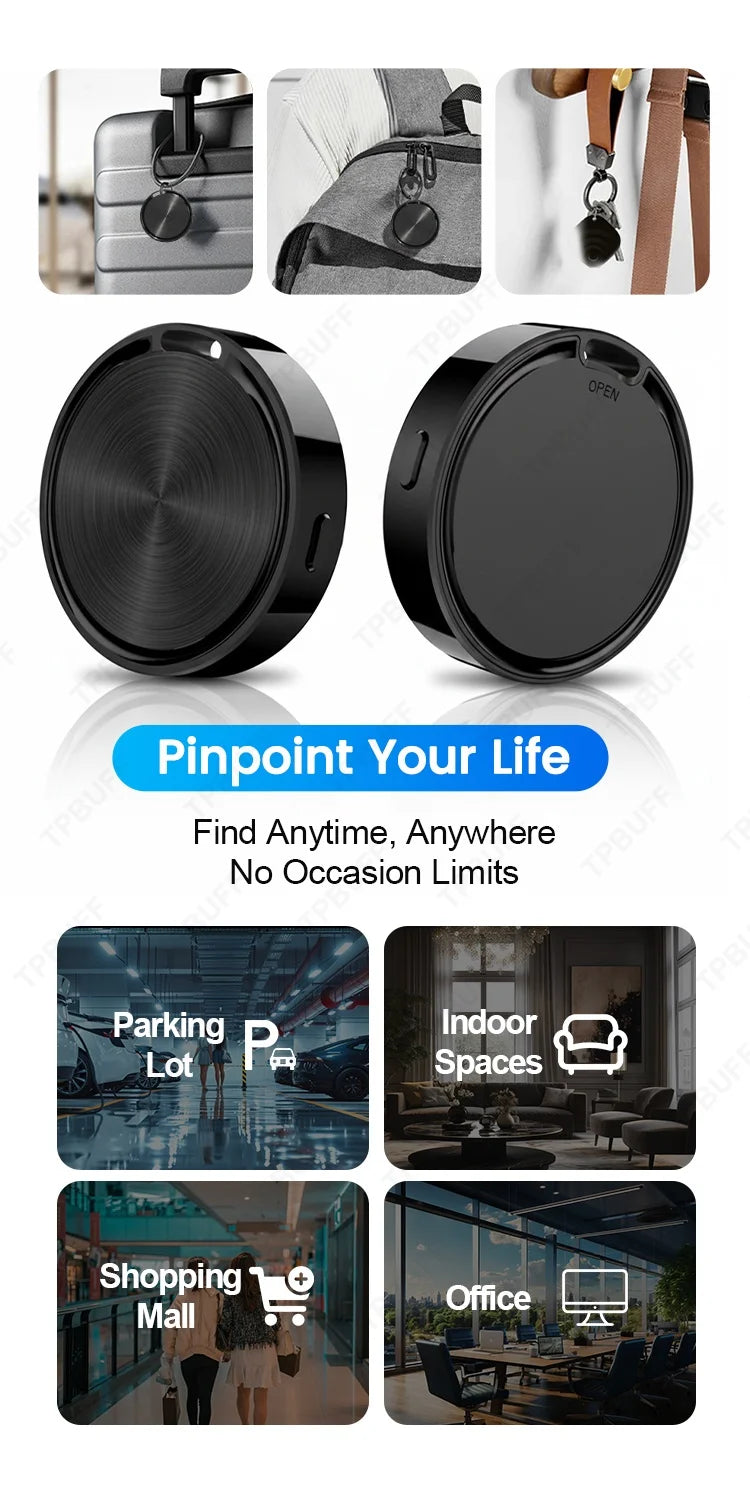 GPS Tracker Bluetooth Apple Android Compatible Security & Safety