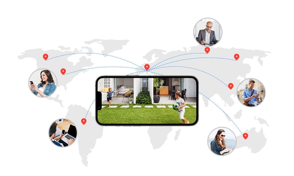 H.view 5MP 30X PoE PTZ Security Camera, Human Detection Security Cameras BushLine