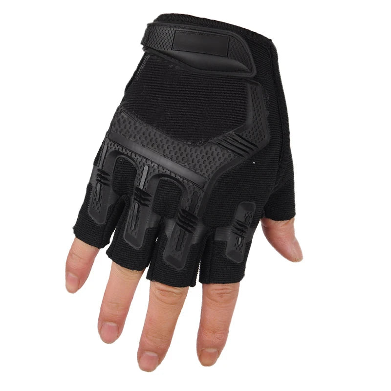 Half Finger Gloves Anti-Slip Safety & Work gloves BushLine colorA