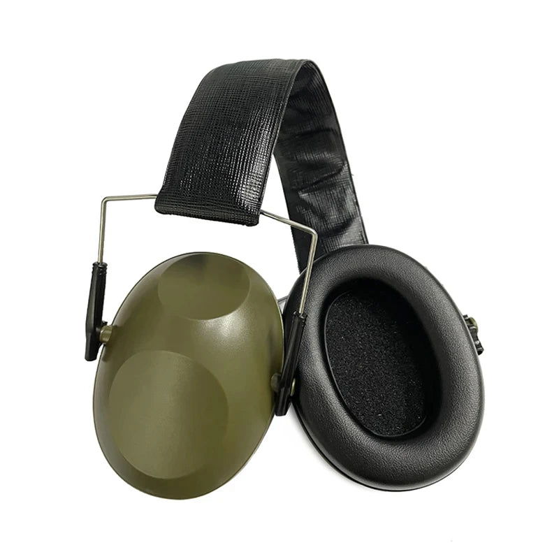 Hearing Protection Pro-Grade Soundproof Ear Muffs Hi-Vis & Safety BushLine Green
