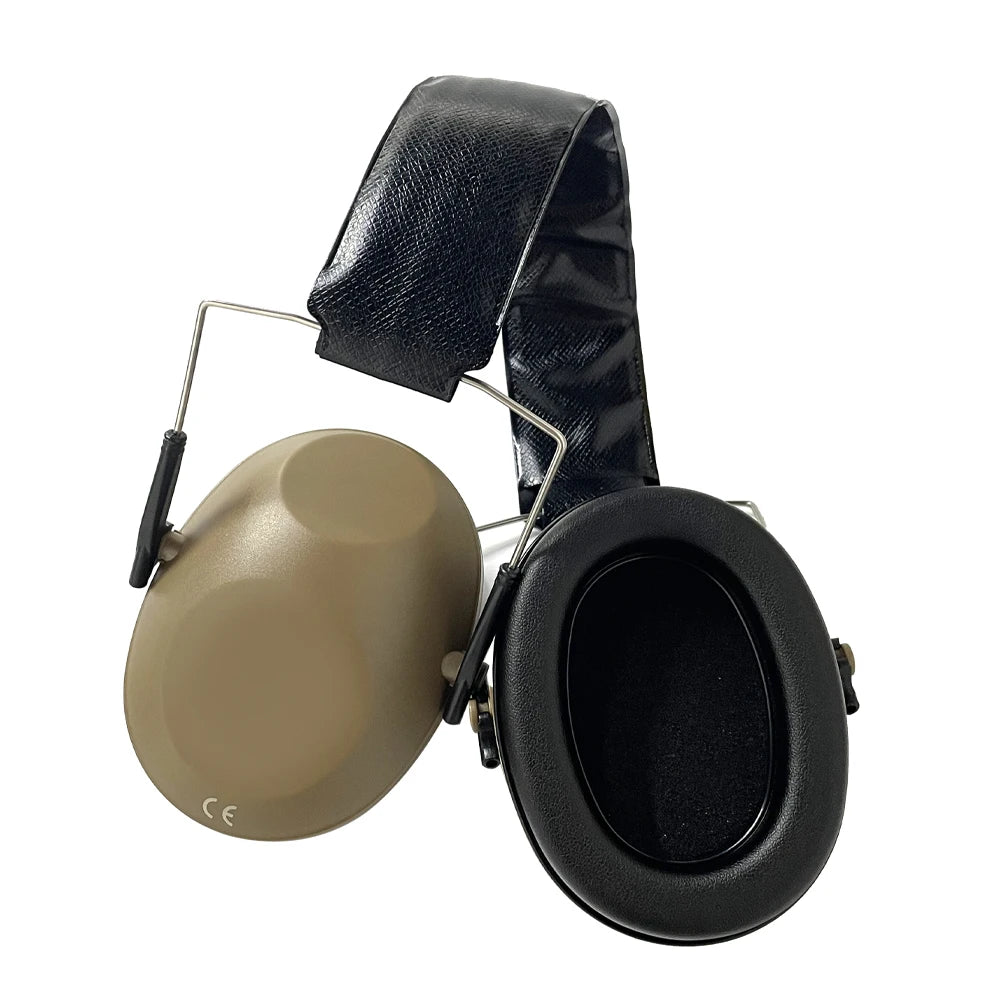 Hearing Protection Pro-Grade Soundproof Ear Muffs Hi-Vis & Safety BushLine Desert