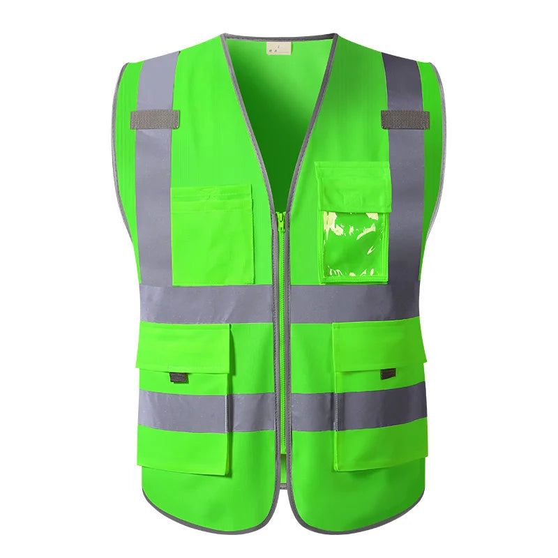 Hi Vis Multi-Pocket Safety Vest FIFO Work security safety