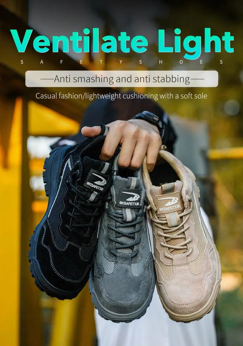 Impact Proof Protective Work Safety Shoe Adventure Footware BushLine