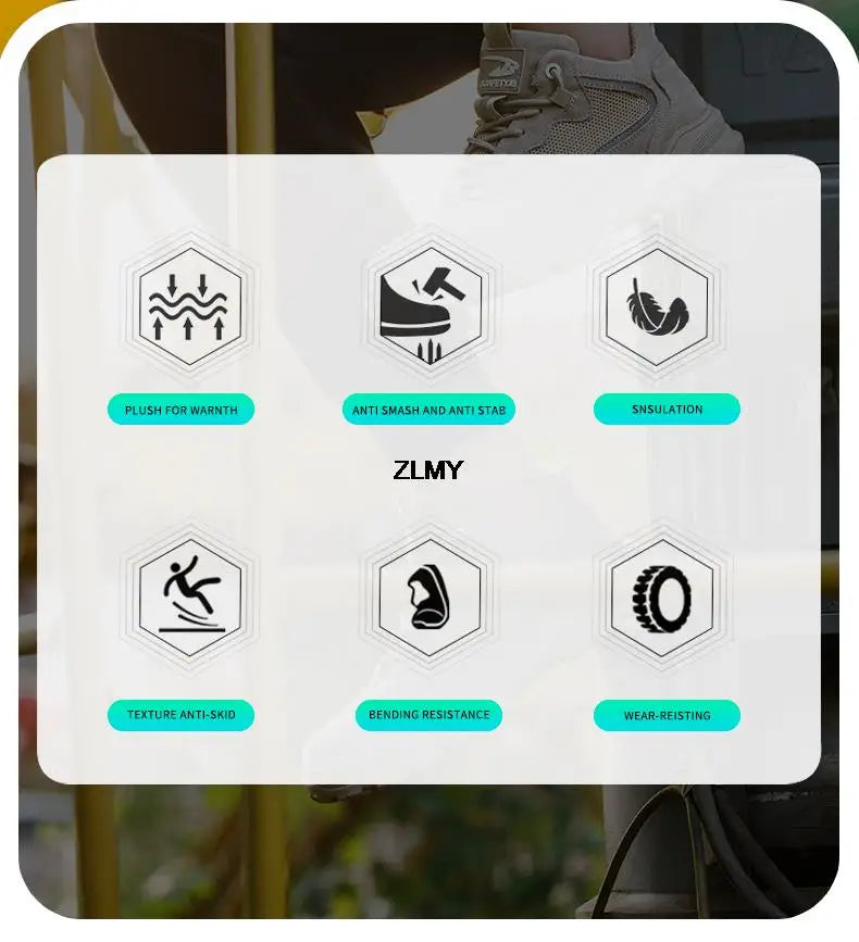 Impact Proof Protective Work Safety Shoe Adventure Footware BushLine