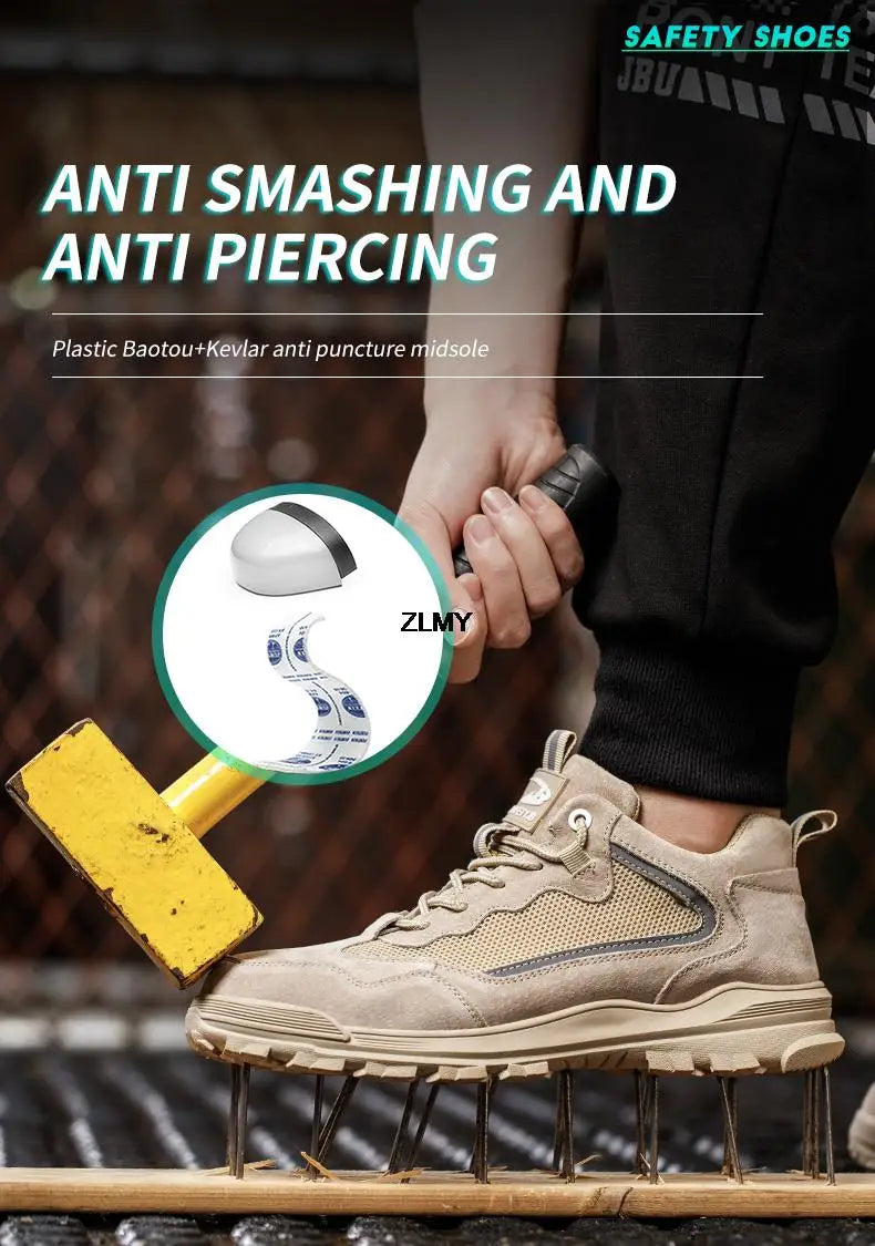 Impact Proof Protective Work Safety Shoe Adventure Footware BushLine