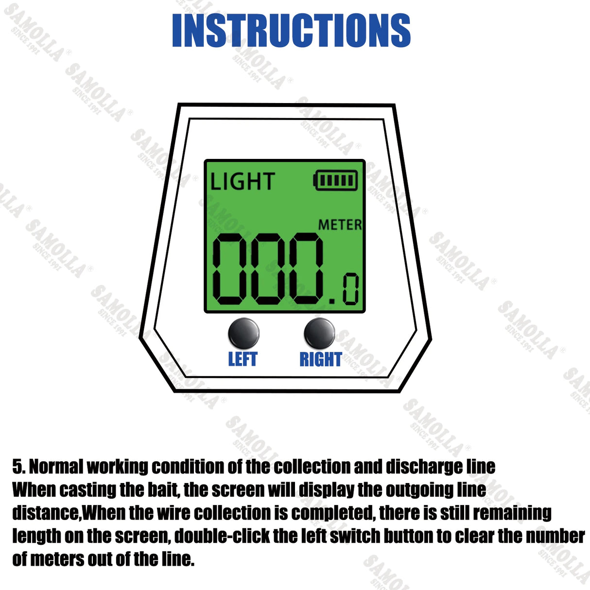 Large Deep Sea Electronic Fishing Reel 6.4:1 16KG Left or Right Hand Marine & Fishing BushLine