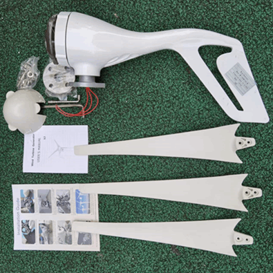 MF-1000W Horizontal Wind Turbine High Efficiency Wind Turbine BushLine 3 Blades 1000w Wind Turbine Only 12V