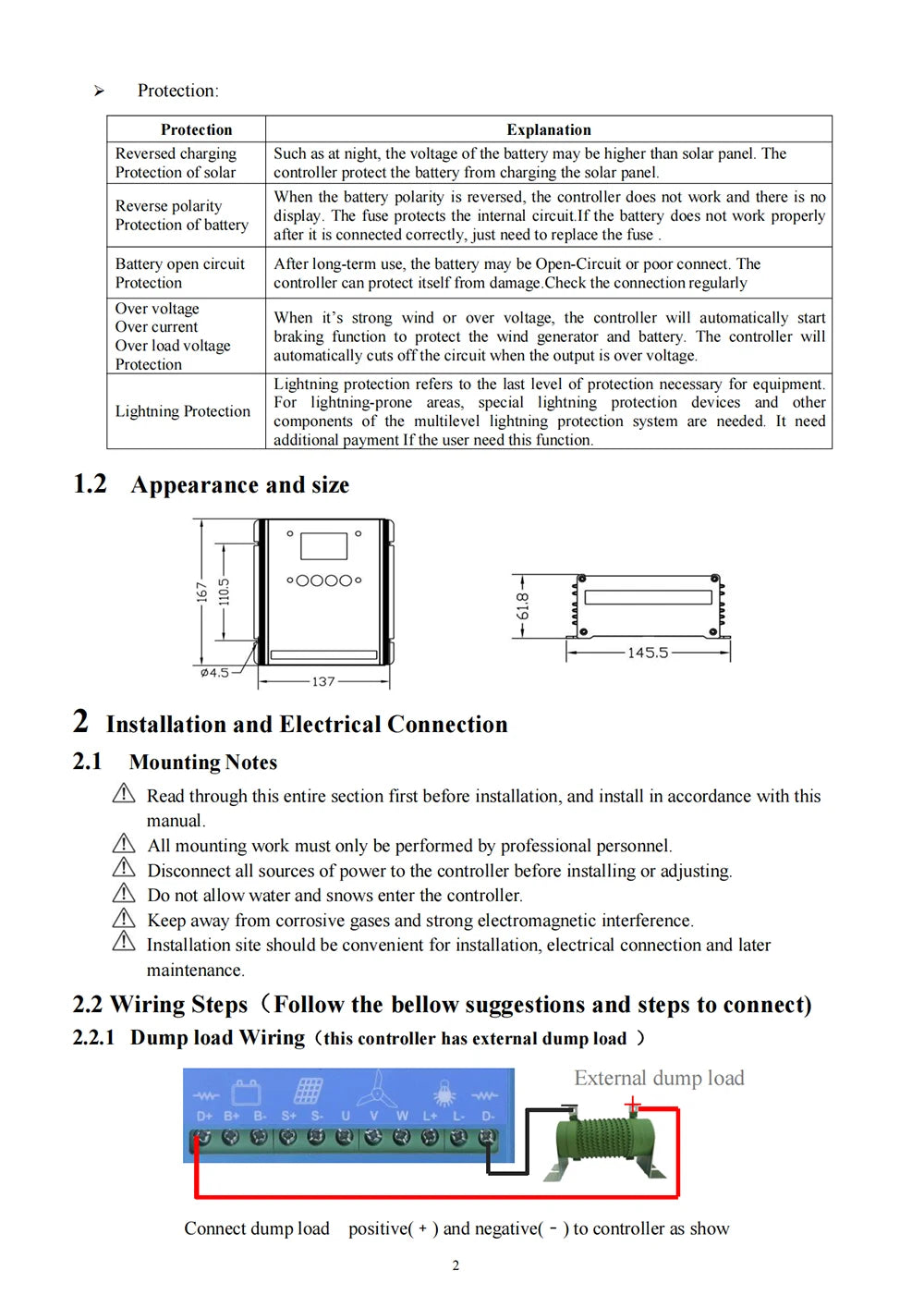 MPPT Hybrid Controller Wind & Solar 1kw 2kw 3kw & Dump Load Resistor Wind & Solar Controllers BushLine