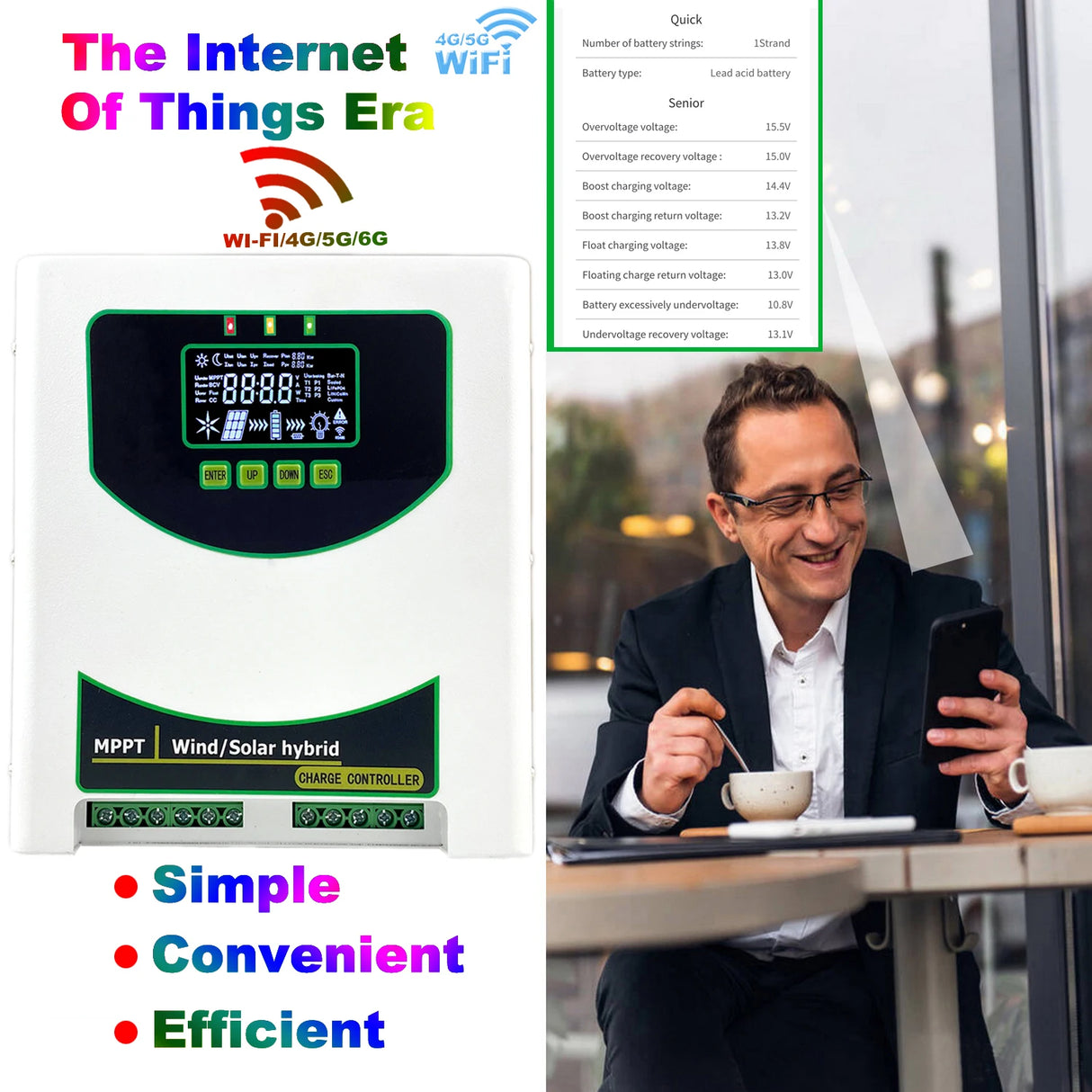 MPPT Wind Solar Hybrid Controller 1kw, 1.5kw, 2kw & 3kw Wind & Solar Controllers BushLine