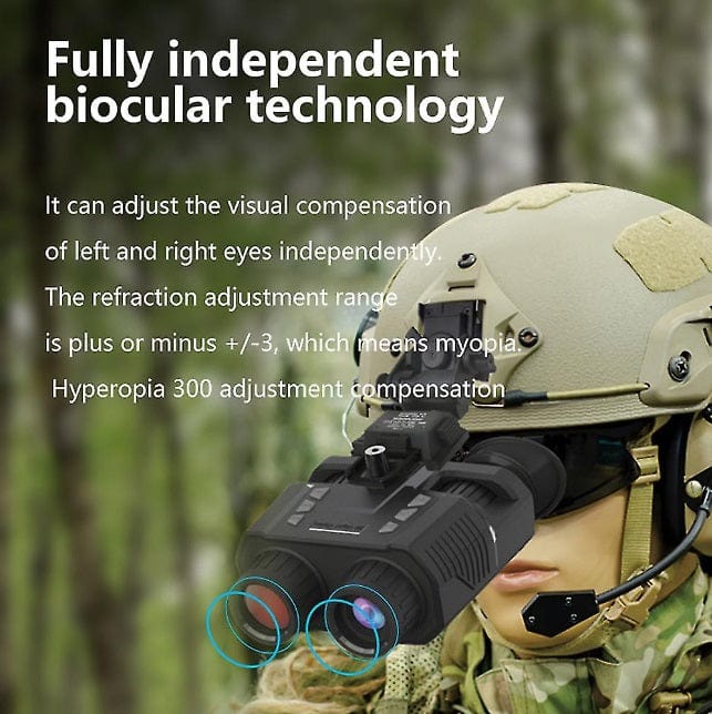 NV8000 Night Vision Google Binoculars Head mountable Infrared Optics BushLine