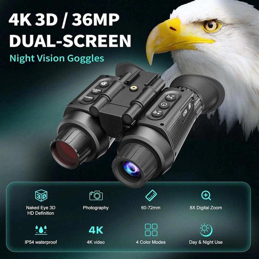 NV8300 Head-mounted 4K Night Vision Goggles Night Vision