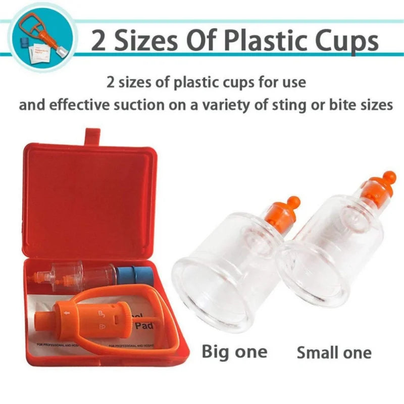 Outdoor Hiking Safe Venom Extractor Kit Snake Bee Bites Health BushLine