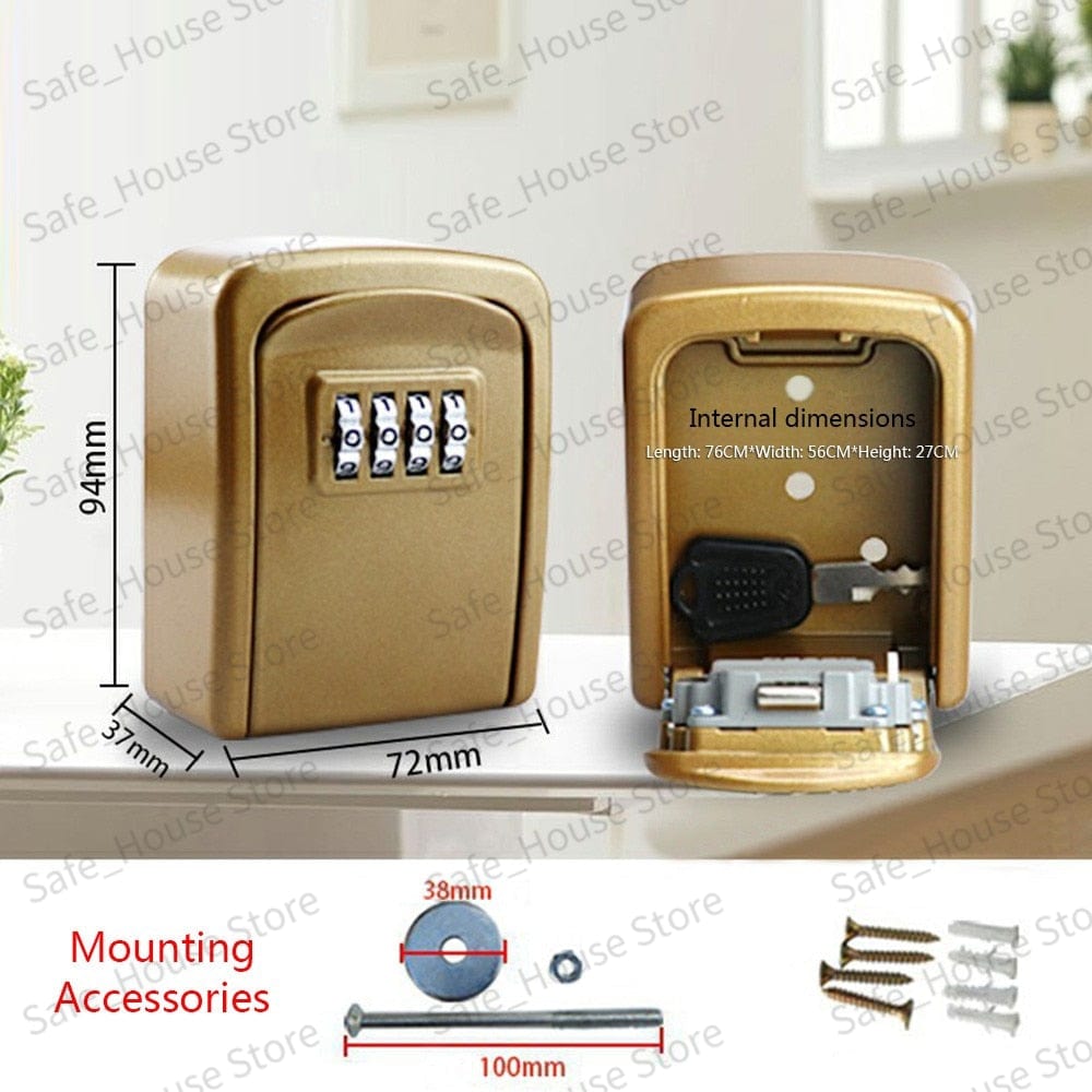 Outdoor Key Safe & Lock Box. Medium & Large key safe