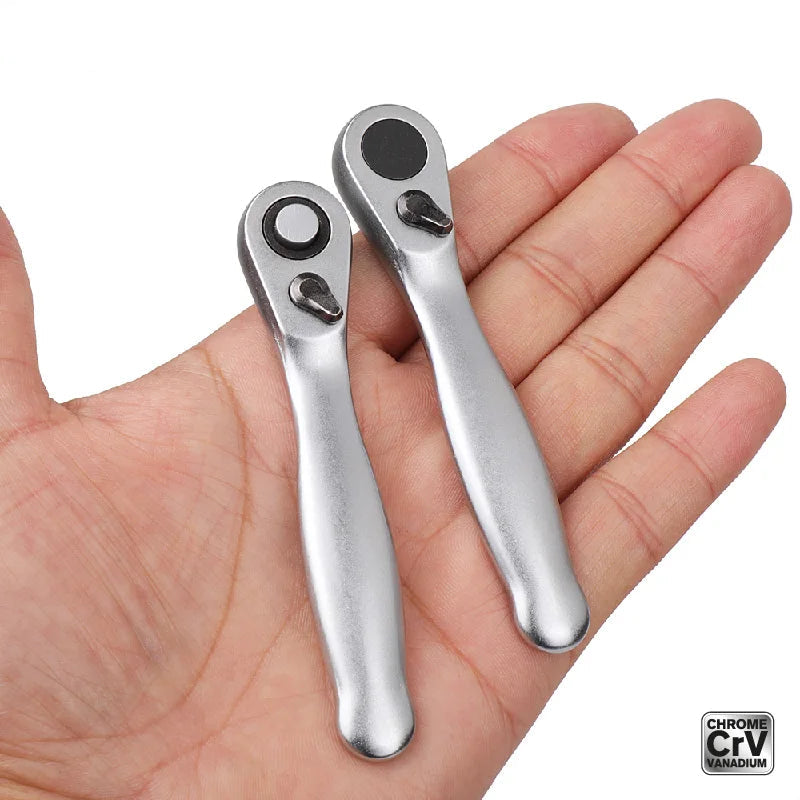 Quick Release Socket 1/4 inch Double Ended Ratchet tools BushLine