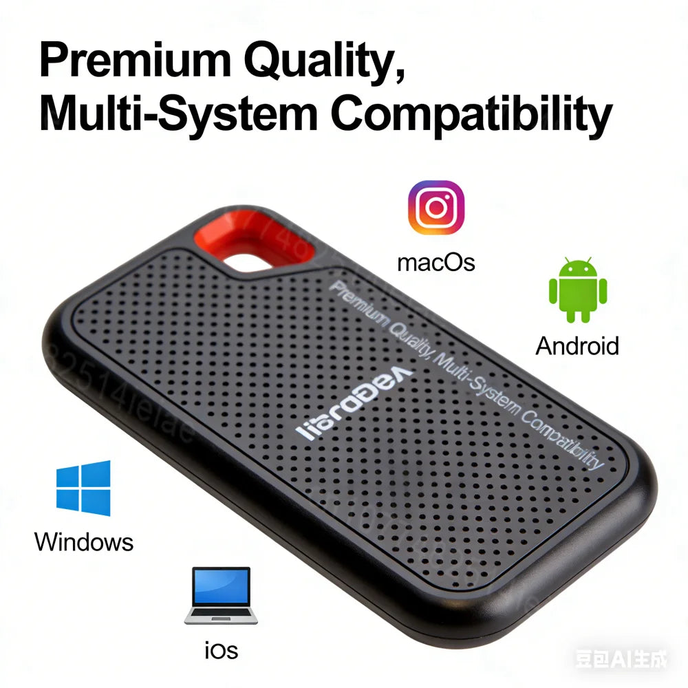 Rugged External SSD Hard Drive (1TB - 256TB) Smart Technology