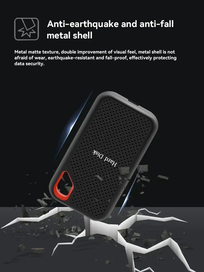 Rugged External SSD Hard Drive (1TB - 256TB) Smart Technology